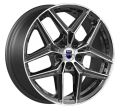 КиК Юнион 7x17 5x108 ET50 63,35 Алмаз черный