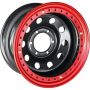 Легковой диск Off Road Wheels 1680-63910BL-19 BD-R с бедлоком (красный) 8x16 6x139,7 ET-19 110 черный