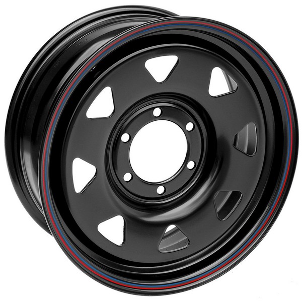 Легковой диск Off Road Wheels Тойота Ниссан (треуг. мелкий) 7x16 6x139,7 ET30 110 черный