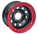 Off Road Wheels УАЗ с псевдо бедлоком красный 10x15 5x139,7 ET-44 110 черный