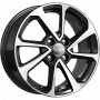 Легковой диск iFree КС861 6x15 4x100 ET50 60,1 Алмаз черный