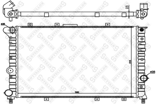 Радиатор охлаждения Stellox 10-25488-SX