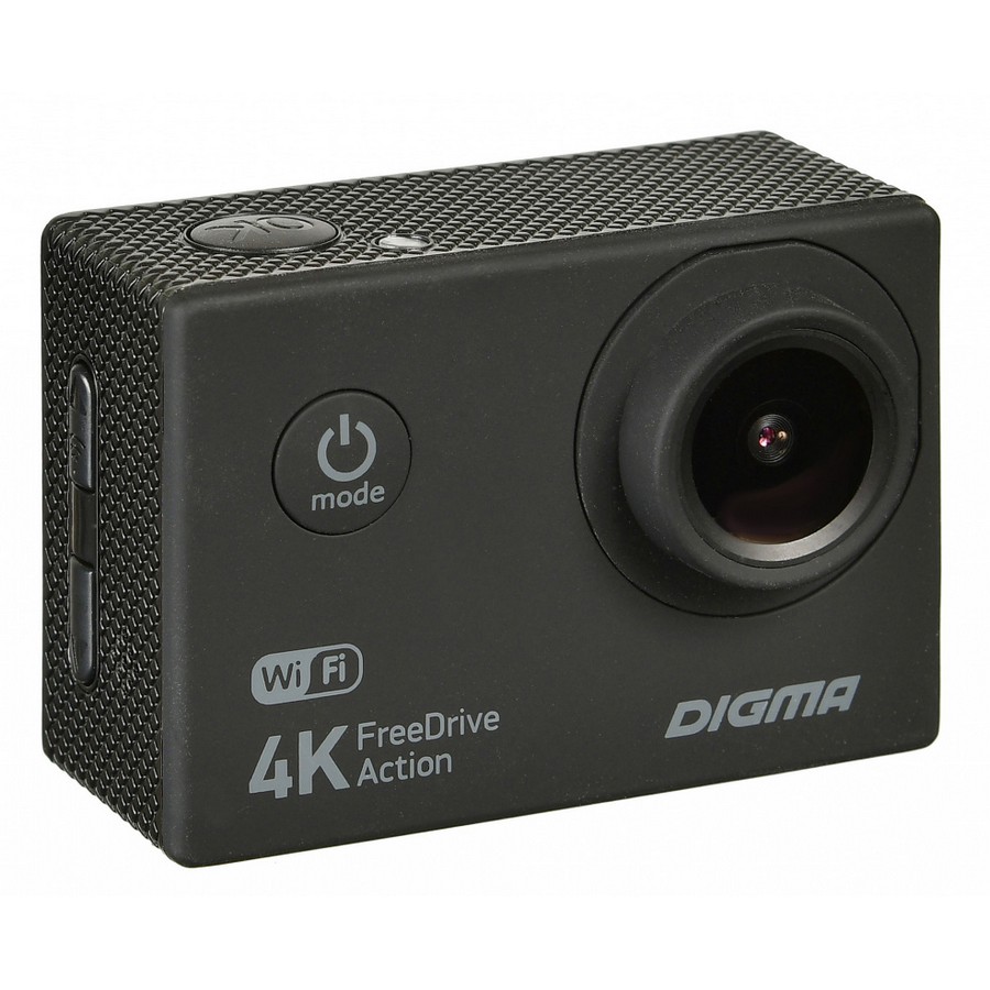 Видеорегистратор Digma FreeDrive Action 4K WiFi 150 ° черный