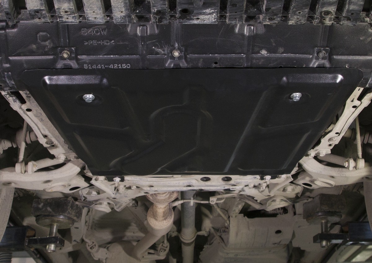 Защита картера и КПП Автоброня 111.05709.1 Toyota RAV4, V - 2,0MT, 2,0 CVT; 2,2D AT (2013-); 2,0MT, 2,0 CVT (2010-2013)