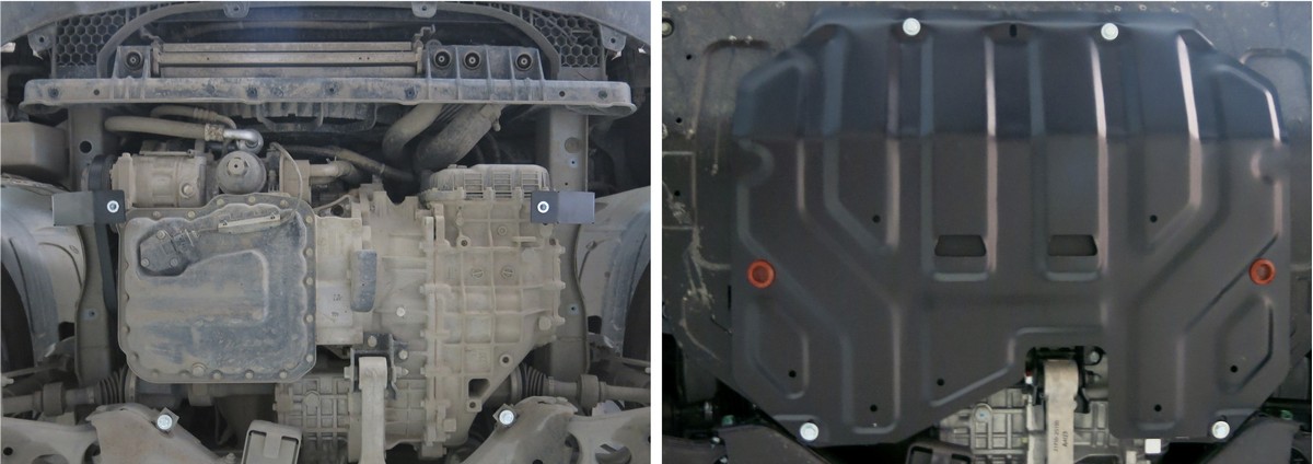 Защита картера и КПП Автоброня 111.02323.2 Hyundai ix35 2010-2015, V - все/Kia Sportage 2010-2016, V - все; Увел