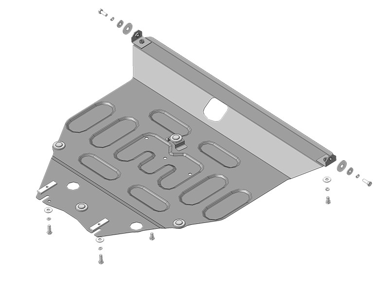 Защита картера и КПП Motodor 72506 Toyota Corolla Verso 2001-2004, Toyota Corolla Fielder универсал 2000-2006