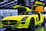 Сверхскоростной электрический суперкар Mercedes SLS AMG E-Cell, развивающий